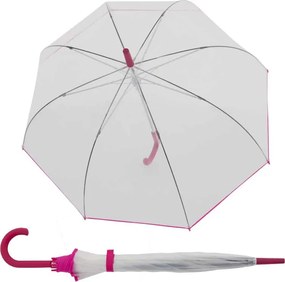 Doppler Nizza Transparent damski parasol długi automatyczny