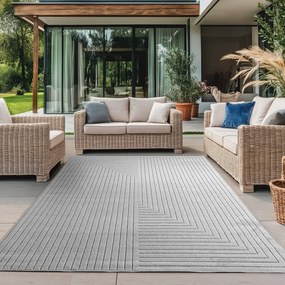 Szary dywan odpowiedni na zewnątrz 80x150 cm Nova 1202 – Ayyildiz Carpets
