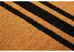 Wycieraczka z włókna kokosowego 55x125 cm Black Stripe – Premier Housewares