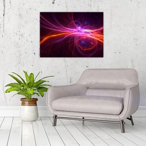 Obraz na szkle - nowoczesna abstrakcja (70x50 cm)