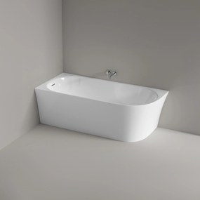 Wanna wolnostojąca przyścienna oszczędzająca miejsce NORA CORNER