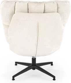 Kremowy fotel wypoczynkowy Fofana Halmar