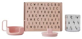 Różowy kubek dla dzieci Design Letters Grow With Your Cup