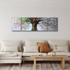 Obraz - Drzewo czterech pór roku (170x50 cm)