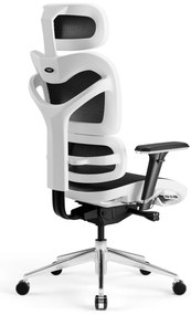 Fotel ergonomiczny Diablo V-Commander: Biało-Czarny