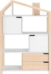 Dziecięcy regał domek w stylu skandynawskim Tatam Phoebe