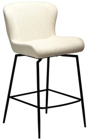 Kremowy tapicerowany hoker (wysokość siedziska 67,5 cm) Glam – DAN-FORM Denmark