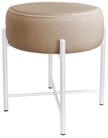 Taboret Pola noga metalowa biała MG06