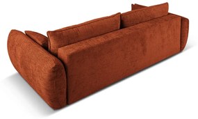 Pomarańczowa sofa 240 cm Matera – Cosmopolitan Design