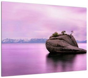 Obraz kamienia w morzu (70x50 cm)