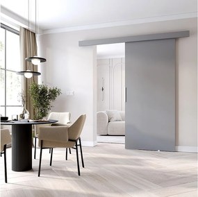 MINIO go for it, Drzwi przesuwne wewnętrzne CLEAN A 76 cm  w kolorze szarym