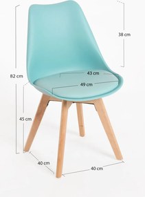 Zestaw 4 Krzese Synk Basic