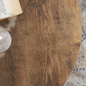 Stolik Kawowy TIM MAX 80 cm Dąb Rustykalny Nowoczesny Loft