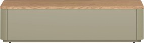 Stolik kawowy Elivo 100 cm z szufladami - eukaliptus / dąb baltic dune