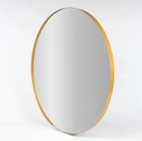 Lustro okrągłe NOOR, metalowa rama, Ø 80 cm