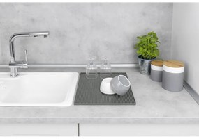 Szara gumowa podkładka do naczyń 40x30 cm Maxi – Wenko