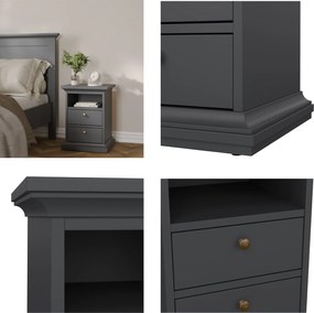 Szafka nocna Paris kolor szary