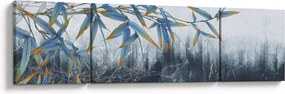 Obraz - Bambus na ścianie (170x50 cm)