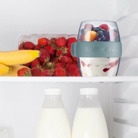 Westmark Dwuczęściowy pojemnik na przekąski MAXI, 700 ml, niebieski, L