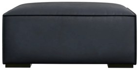 Ciemnoniebieski skórzany podnóżek Madame – Windsor &amp; Co Sofas