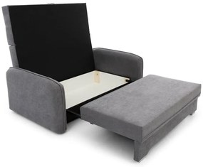 Sofa rozkładana z funkcją spania LAINE szara ELTAP