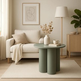 Nowoczesna ława w kolorze szałwii 60 cm T5-T70