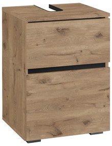 Szafka pod umywalkę w dekorze dębu 40x55 cm Wisla – Støraa