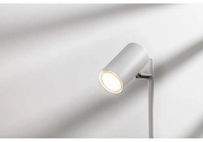 Biała lampa stołowa z metalowym kloszem (wysokość 35 cm) Veneto – GTV