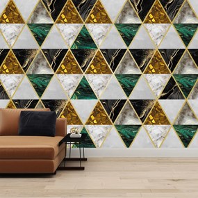 Fototapeta - Kolaż materiałów 4 (196x136 cm)