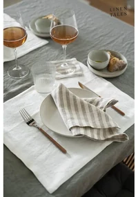 Lniany obrus 140x250 cm Khaki – Linen Tales
