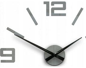 Zegar ścienny naklejany duży nowoczesny akrylowy na ścianę do kuchni salonu