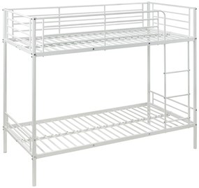 Łóżko piętrowe DUOTIS II - 2 × 90 × 190 cm - Biały