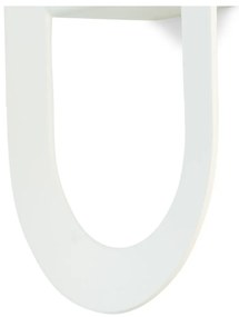 Biały ścienny stalowy haczyk Coucou – Spinder Design