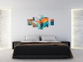 Obraz - Abstrakcja (125x70 cm)