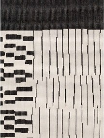 Czarny/kremowy dywan odpowiedni na zewnątrz 120x170 cm Haringey Acacia – Ted Baker