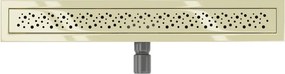 Mexen Flat M12 odpływ liniowy 60 cm, złoty - 1521060-15