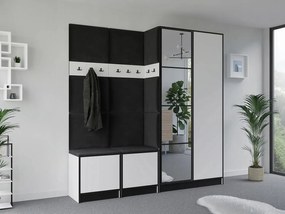 Garderoba EDEN 21 Biały + Czarny