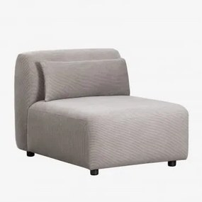 Moduł Centralny Do Sofy Modułowej Fogler Sztruks Jasny Szary Taupe - Sklum