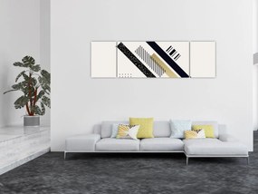 Obraz - Kształty geometryczne N⁰5 (170x50 cm)