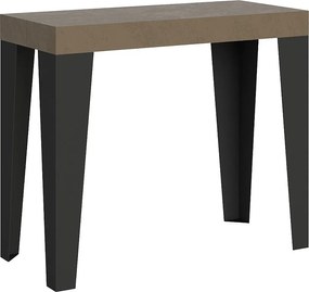 Rozkładany stół konsolowy 90x40/300 cm, kolor gołębi płomienisty