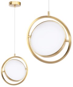 LAMPA WISZĄCA LED APP1791-CP Złota Szczotkowana