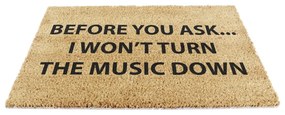 Wycieraczka z włókna kokosowego 40x60 cm Loud Music – Artsy Doormats