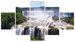 Obraz wodospadu Iguassu (125x70 cm)