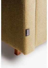 Żółta sofa rozkładana Bonami Selection Pop
