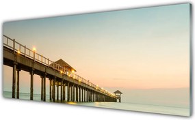 Szkło Dekoracyjne do Kuchni Most Wiszący Nad Zatoką