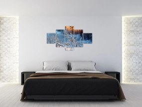 Obraz - Zimowa łąka (125x70 cm)