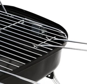 Grill ogrodowy Gart turystyczny przenośny na węgiel drzewny biały