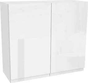 Zestaw Mebli Kuchennych MODERN 170 cm Biały Połysk/Dąb Nowoczesny