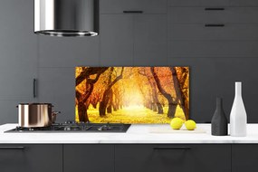 Panel Szklany Aleja W Cieniu Drzew