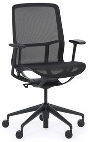 Krzesło biurowe ELVI, czarny